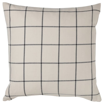 Spikkluba White Grid 20"x20" Pillow