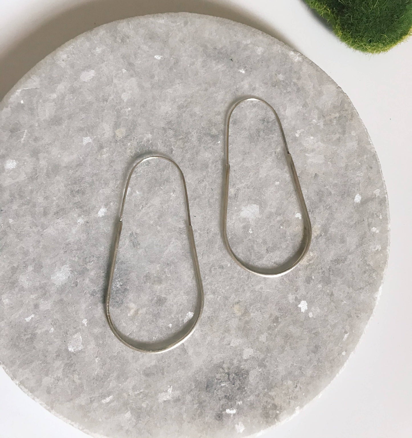 Big Silver Hoops by Modern Madini