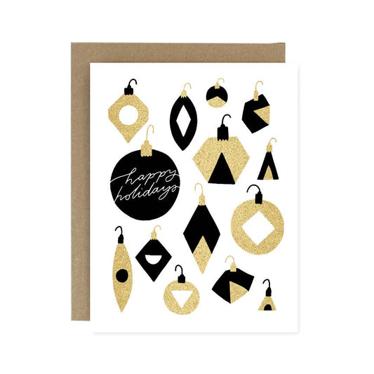 Holiday Ornaments Card by Worthwhile Paper