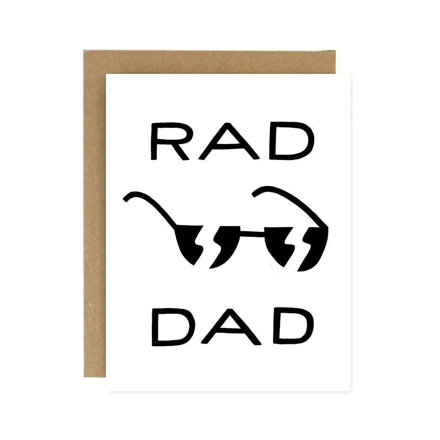 Rad Dad Card by Worthwhile Paper