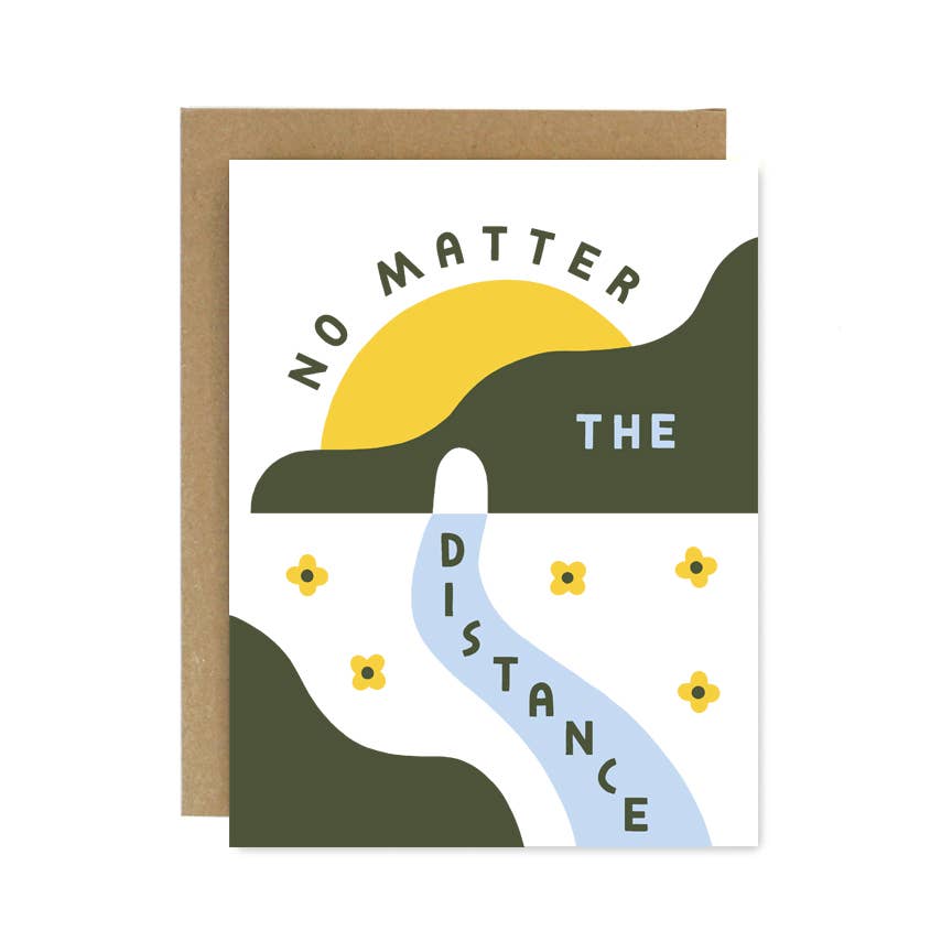 No Matter The Distance Card by Worthwhile Paper