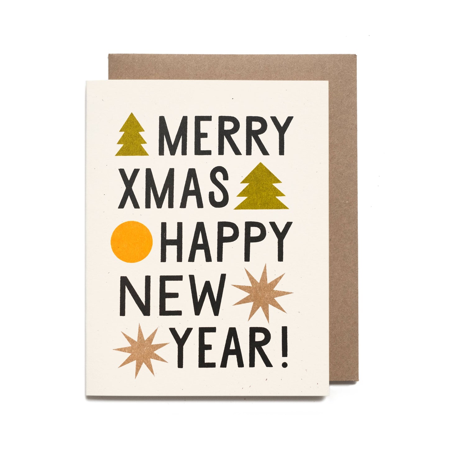 Merry Xmas, Happy New Year Card by Worthwhile Paper