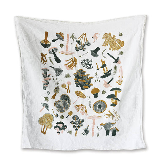 Mosses + Mushrooms Towel by June & December