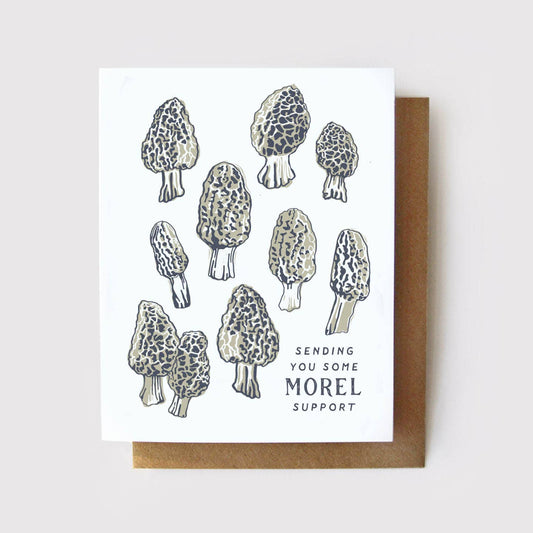 Morel Support Card by Root & Branch Paper Co.