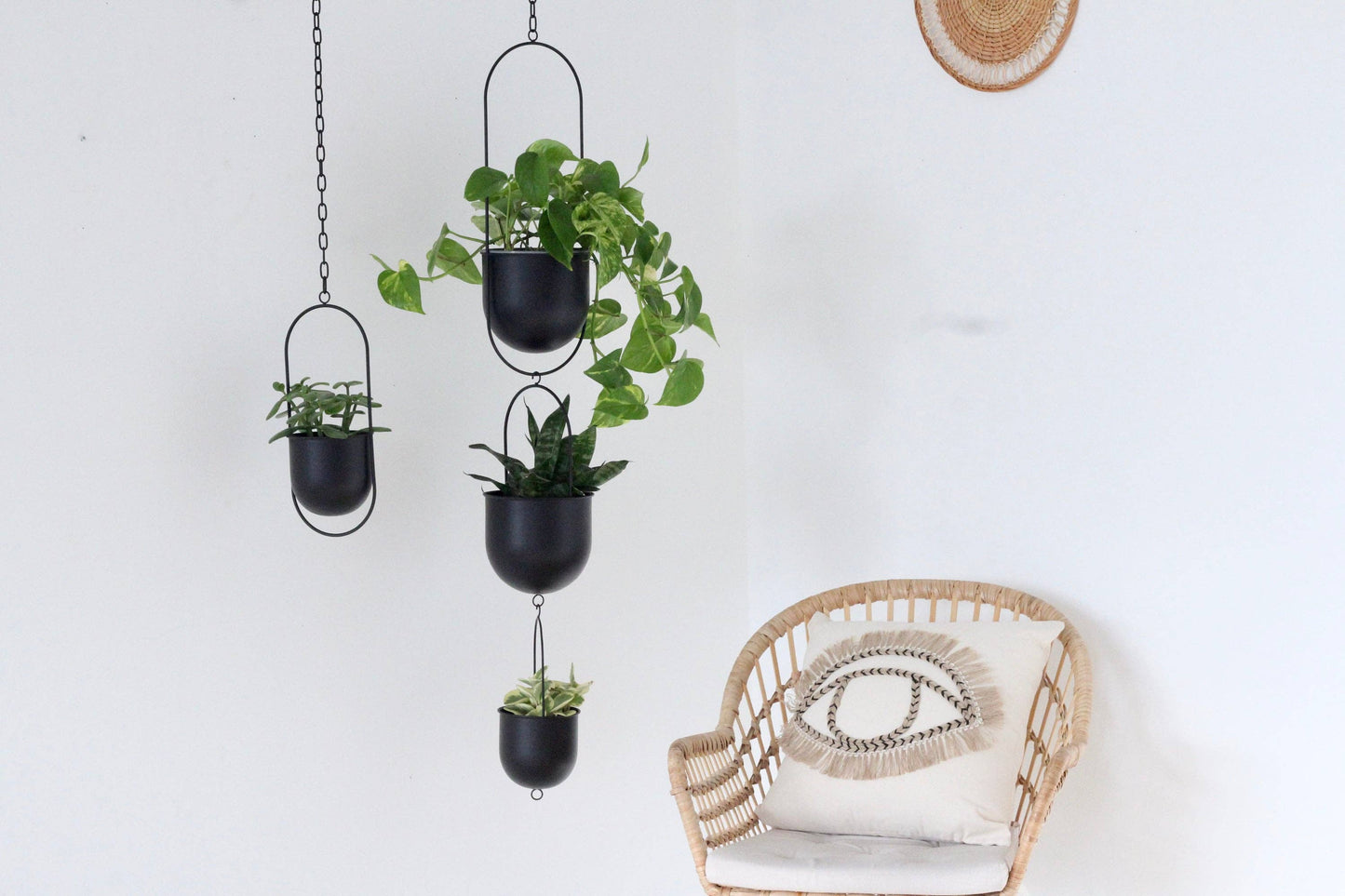 Tiered Metal Hanging Planter Pot - Small - by Sprout and About