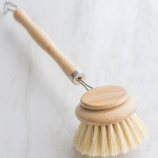 Long Handle Dish Brush with Replaceable Head by No Tox Life