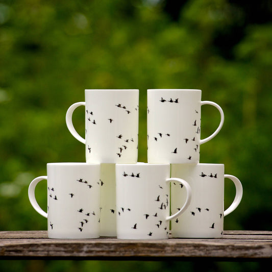 Fugl Porcelain Mug by Pernille Westh