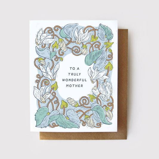 Truly Wonderful Mother Card by Root & Branch Paper Co.