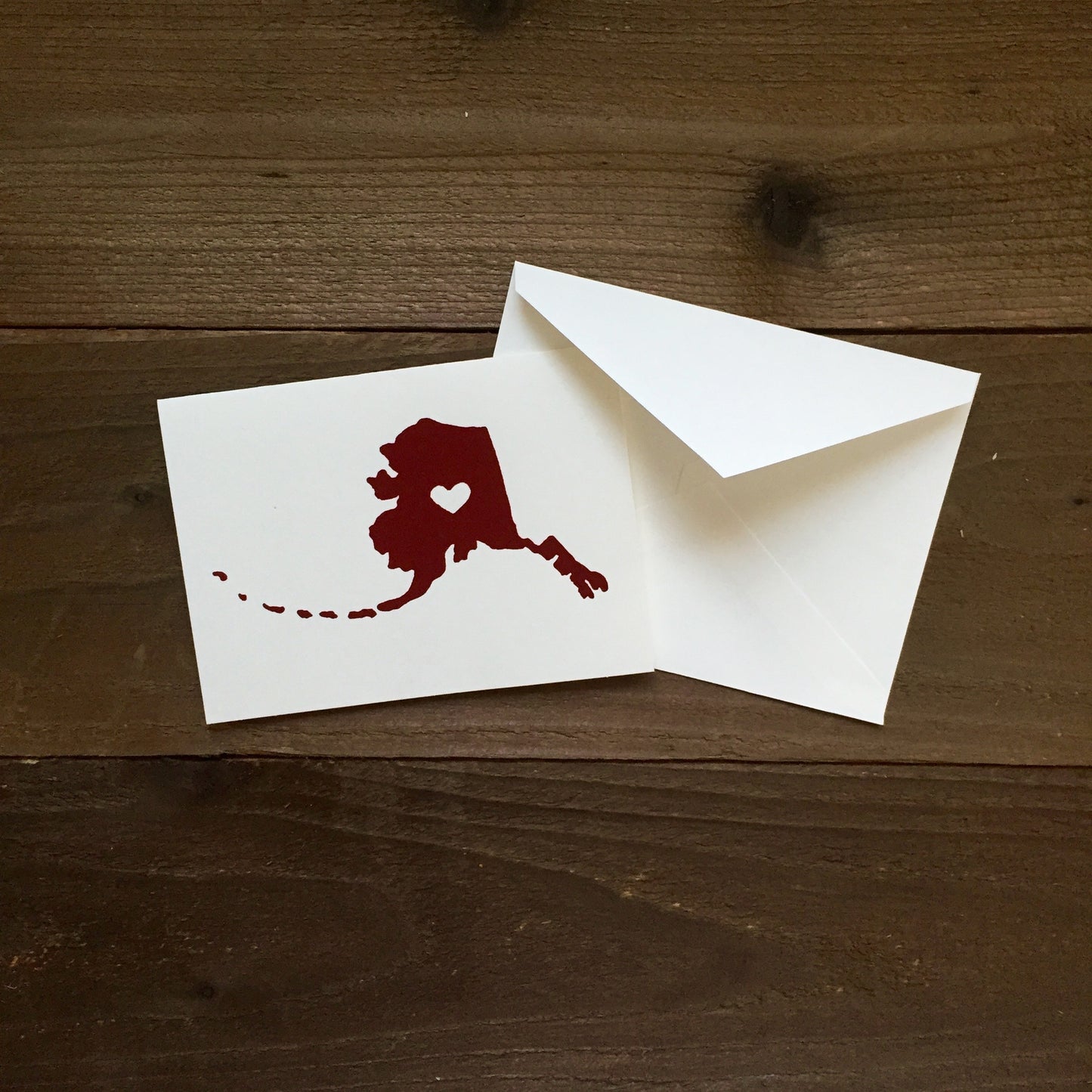 I Love Alaska Card by Printworthy