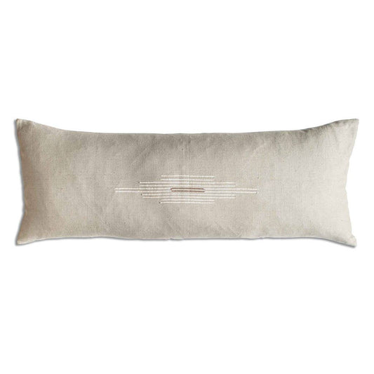 Sage Green Lumbar Pillow Cover in Tranquil by Fair + Simple
