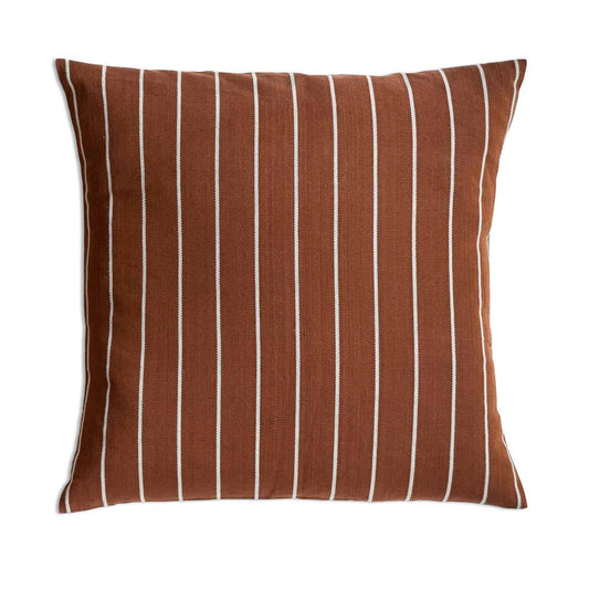 Vertical Striped Pillow in Cinnamon by Fair + Simple