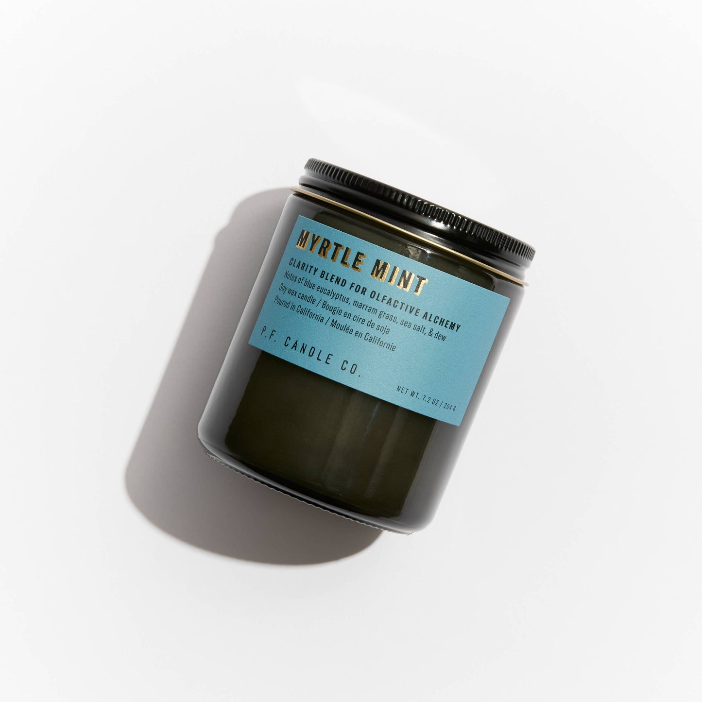 Myrtle Mint 7.2 oz Soy Candle by P.F. Candle Co.