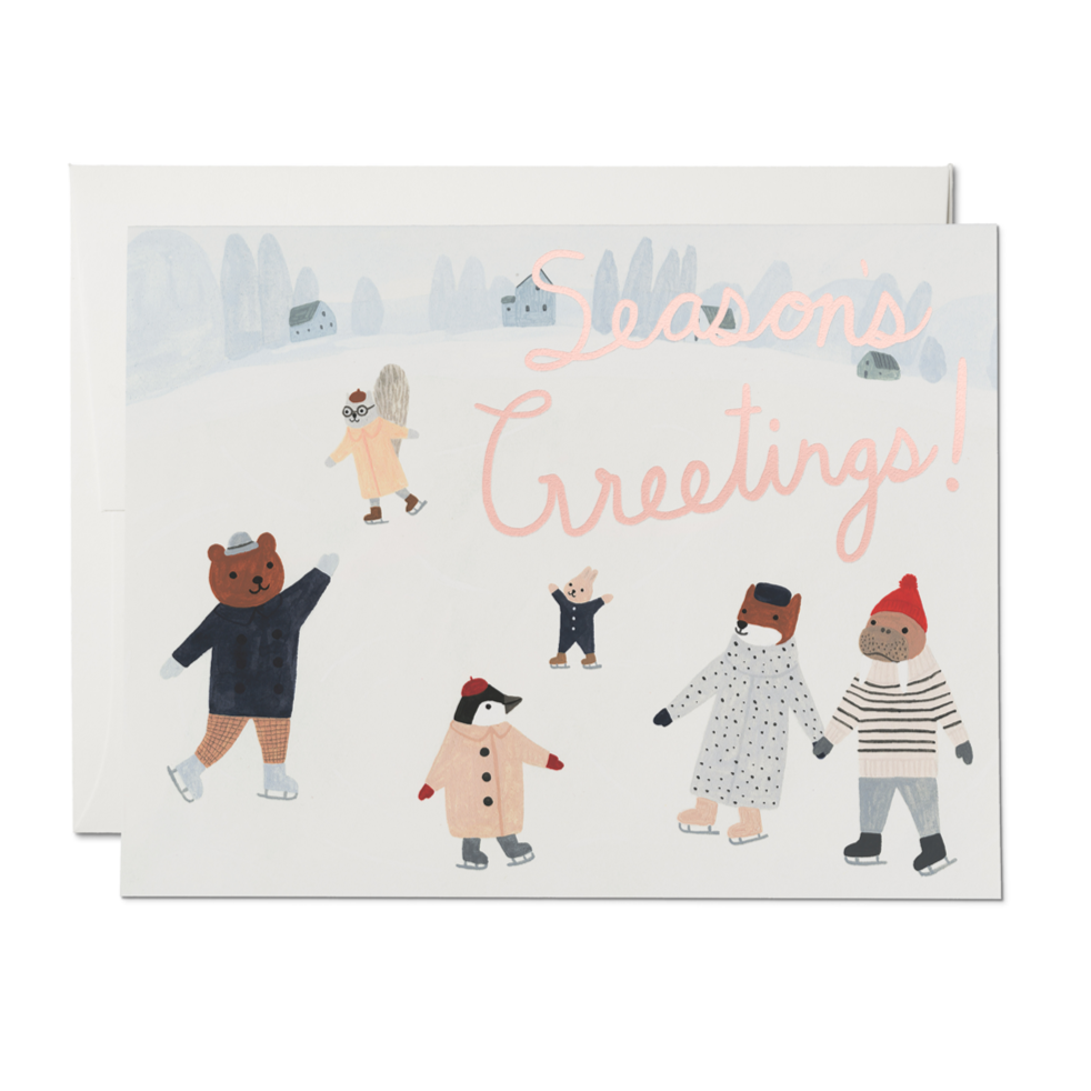 Ice Animals Card by Red Cap Cards